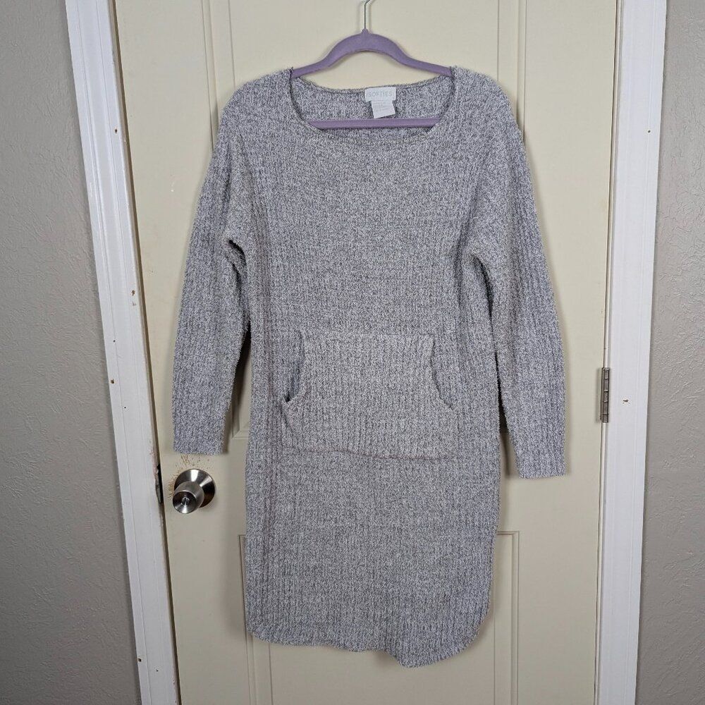 Softies | Gray Cozy Sweater Dress with Pockets Size XS
